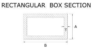 Rectangular Box Section Drawing