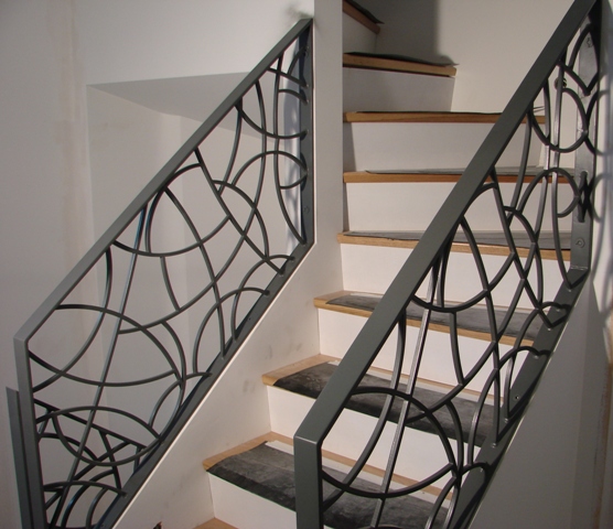 Steel railings